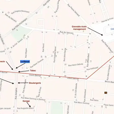 Bleuet - 2 Bedrooms - Air Conditioning, Free Parking & Tram グルノーブル
