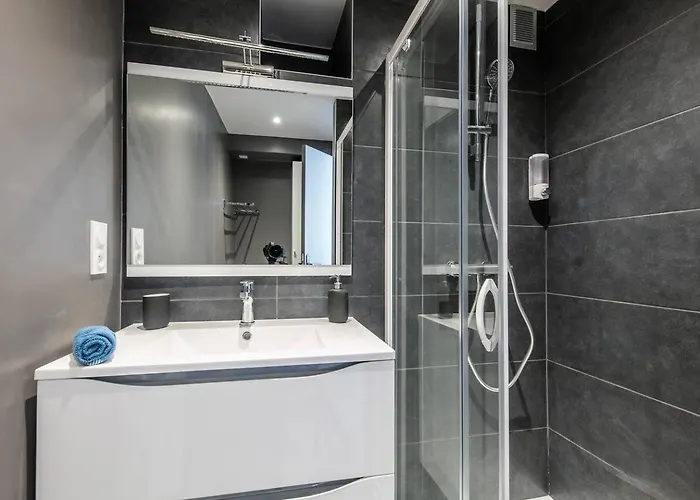 公寓 Le Bleuet Train Station Tram Parking Air Conditioning